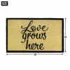 Nikki Chu Love Grows Here Coir Door Mat