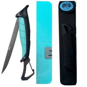 Toadfish Stowaway 7" Fillet Knife w/Folding Cutting Board &amp; Neoprene Case