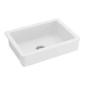 30" Farmhouse/Apron Front White Ceramic Kitchen Sink