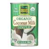 Native Forest Organic Coconut Milk - Pure and Simple - Case of 12 - 13.5 fl oz