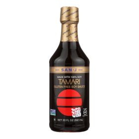 San - J Tamari Soy Sauce - Case of 6 - 20 Fl oz.