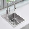 15-Inch Drop-in Kitchen Sink;  16 G Stainless Steel Topmount Wet Bar or Prep Sinks Single Bowl