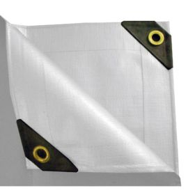 8 x 20 Heavy Duty Canopy Tarp - White