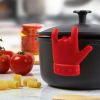 1pc Finger Shaped Pot Cover To Prevent Overflow And Raise The Soup Spoon Holder To Prevent The Soup From Overflowing The Shelf; Innovative Practical K