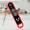 Digital Meat Thermometer with Probe - Waterproof;  Kitchen Instant Read Food Thermometer for Cooking;  Baking;  Liquids;  Candy;  Grilling BBQ & Air F