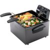 Presto Black Stainless Steel Dual Basket ProFry