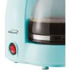 Brentwood TS-213BL 4 Cup Coffee Maker, Blue