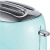 Brentwood TS-270BL Cool Touch 2-Slice Extra Wide Slot Retro Toaster, Blue