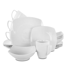 Zen Buffetware 16 piece Square Dinnerware Set