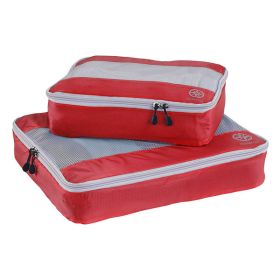 2Pcs Uncharted Ultra-Lite Clothes Storage Packing Cube Travel Luggage Set Cherry