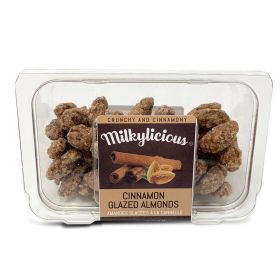 Milkylicious-Cinnamon Glazed Almonds 4oz (Material: Cinnamon Glazed AlmondsSize4 Oz)