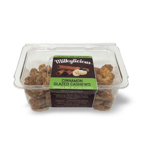 Milkylicious-Cinnamon Glazed Almonds 4oz (Material: Cinnamon Glazed CashewsSize4 Oz)