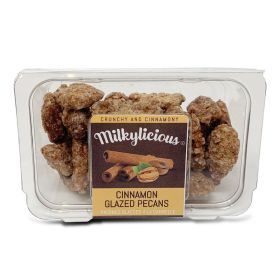 Milkylicious-Cinnamon Glazed Almonds 4oz (Material: Cinnamon Glazed PecansSize4 Oz)