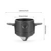 1 Pc Portable Foldable Coffee Filter Stainless Steel Easy Clean Reusable Coffee Funnel Paperless Pour Over Holder Coffee Dripper