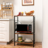 Kitchen And Living Room 3-Tier Food Stand Storage Shelf