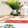 Muwago Colorful Festive Table Cloth High Quality Waterproof Oil Proof Table Cover For Dining Room Christmas Holiday Decoration